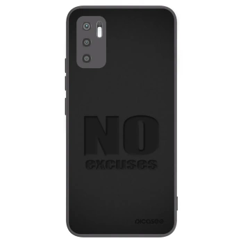 Picasee silikónový čierny obal pre Xiaomi Redmi Note 10 5G - No Excuses