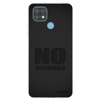Picasee silikónový prehľadný obal pre Realme C21 - No Excuses