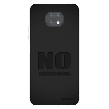 Picasee silikónový prehľadný obal pre Xiaomi Redmi Note 9T - No Excuses