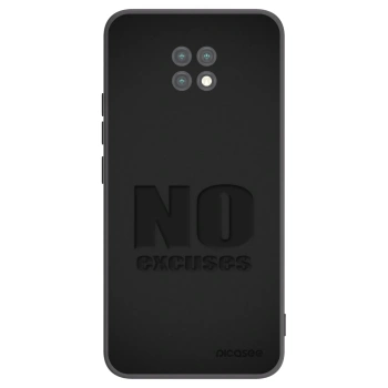 Picasee silikónový čierny obal pre Xiaomi Redmi Note 9T - No Excuses