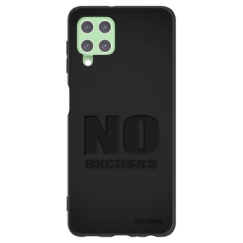 Picasee silikónový čierny obal pre Samsung Galaxy A22 A225F 4G - No Excuses