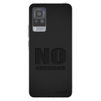 Picasee silikónový prehľadný obal pre Vivo X60 Pro 5G - No Excuses