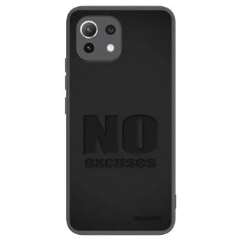 Picasee silikónový čierny obal pre Xiaomi 11 Lite 5G NE - No Excuses