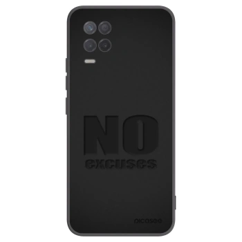 Picasee silikónový čierny obal pre Realme 8 5G - No Excuses