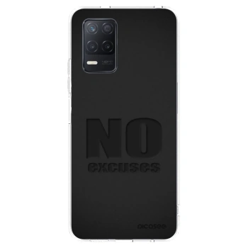 Picasee silikónový prehľadný obal pre Realme 8 5G - No Excuses