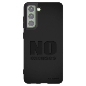 Picasee silikónový čierny obal pre Samsung Galaxy S21 FE 5G - No Excuses