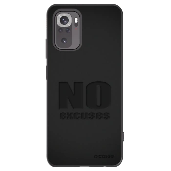 Picasee silikónový čierny obal pre Xiaomi Redmi Note 11S 4G - No Excuses