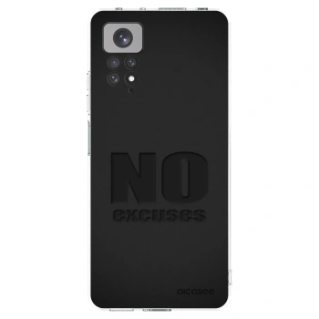 Picasee silikónový prehľadný obal pre Xiaomi Redmi Note 11S 4G - No Excuses