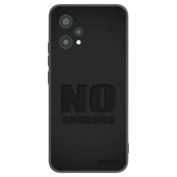 Picasee silikónový čierny obal pre Realme 9 Pro 5G - No Excuses