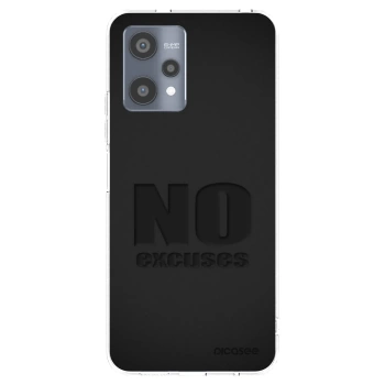 Picasee silikónový prehľadný obal pre Realme 9 Pro 5G - No Excuses