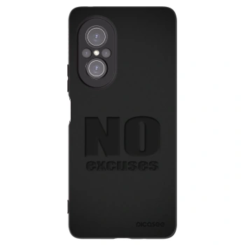 Picasee silikónový čierny obal pre Huawei Nova 9 SE - No Excuses