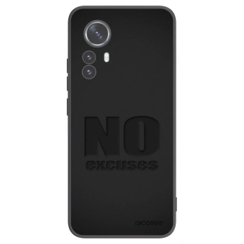 Picasee silikónový čierny obal pre Xiaomi 12 Pro - No Excuses