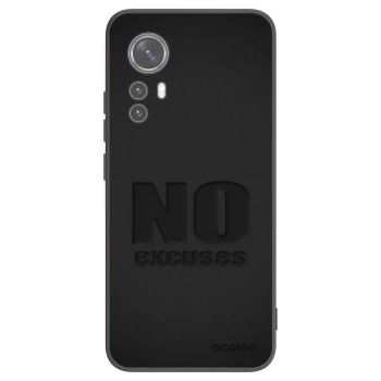 Picasee silikónový čierny obal pre Xiaomi 12X - No Excuses