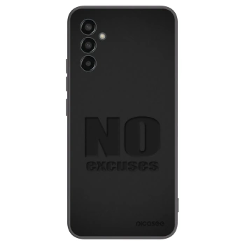 Picasee silikónový čierny obal pre Samsung Galaxy M13 M135F - No Excuses