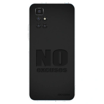 Picasee silikónový prehľadný obal pre Xiaomi Redmi 10 (2022) - No Excuses