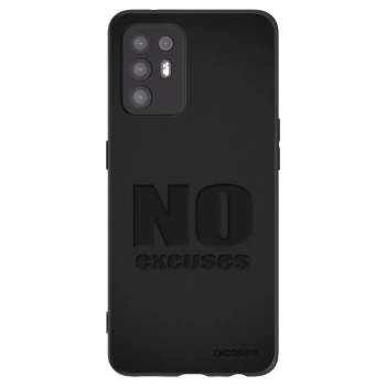 Picasee silikónový čierny obal pre OPPO A94 5G - No Excuses