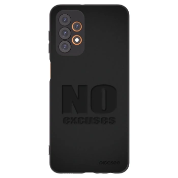 Picasee silikónový čierny obal pre Samsung Galaxy A23 A235F 4G - No Excuses