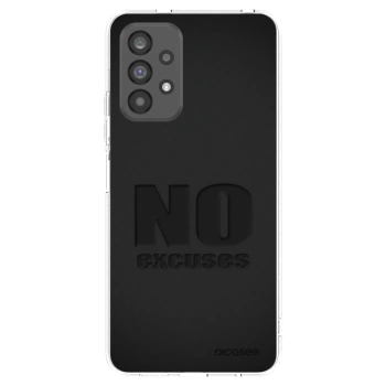 Picasee silikónový prehľadný obal pre Samsung Galaxy A73 5G - No Excuses