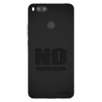 Picasee silikónový prehľadný obal pre Xiaomi Redmi A1 - No Excuses