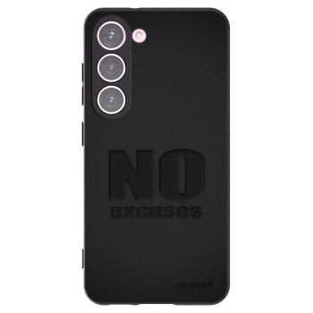 Picasee silikónový čierny obal pre Samsung Galaxy S23 5G - No Excuses