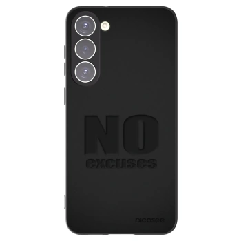 Picasee silikónový čierny obal pre Samsung Galaxy S23+ 5G - No Excuses