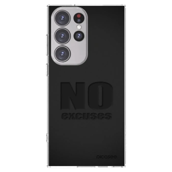 Picasee silikónový prehľadný obal pre Samsung Galaxy S23 Ultra 5G - No Excuses