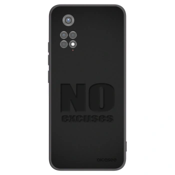 Picasee silikónový čierny obal pre Xiaomi Redmi Note 11S 5G - No Excuses