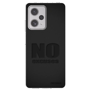 Picasee silikónový prehľadný obal pre Xiaomi Redmi Note 12 Pro+ 5G - No Excuses