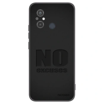 Picasee silikónový čierny obal pre Xiaomi Redmi 12C - No Excuses