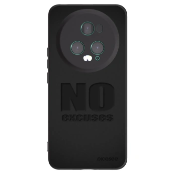 Picasee silikónový čierny obal pre Honor Magic5 Pro - No Excuses