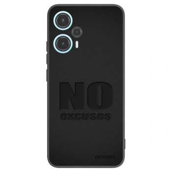 Picasee silikónový čierny obal pre Xiaomi Poco F5 - No Excuses