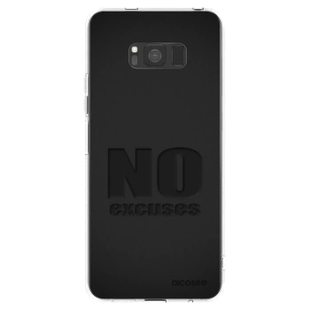 Picasee silikónový prehľadný obal pre Samsung Galaxy S8 G950F - No Excuses