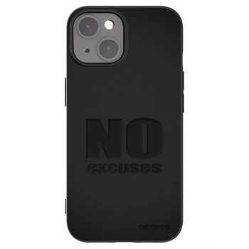 Picasee silikónový čierny obal pre Apple iPhone 15 - No Excuses