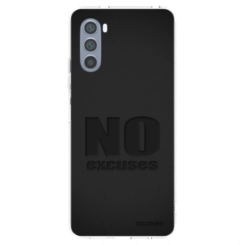 Picasee silikónový prehľadný obal pre Motorola Moto G62 - No Excuses