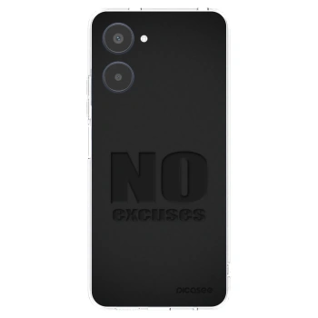 Picasee silikónový prehľadný obal pre Realme 10 4G - No Excuses