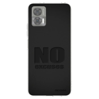 Picasee silikónový prehľadný obal pre Motorola Edge 30 Neo - No Excuses