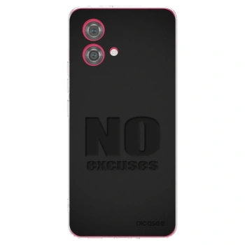 Picasee silikónový prehľadný obal pre Motorola Moto G84 5G - No Excuses