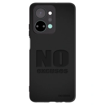Picasee silikónový čierny obal pre Honor X7a - No Excuses
