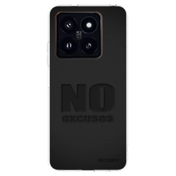 Picasee silikónový prehľadný obal pre Xiaomi 14 Pro - No Excuses