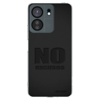 Picasee silikónový prehľadný obal pre Xiaomi Redmi 13C 4G - No Excuses