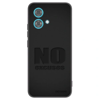 Picasee silikónový čierny obal pre Motorola Edge 40 Neo - No Excuses