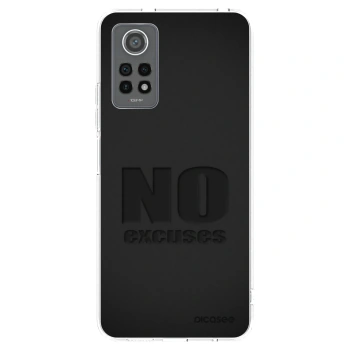 Picasee silikónový prehľadný obal pre Xiaomi Redmi Note 12 Pro 4G - No Excuses
