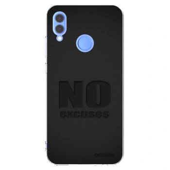 Picasee silikónový prehľadný obal pre Huawei P Smart 2019 - No Excuses