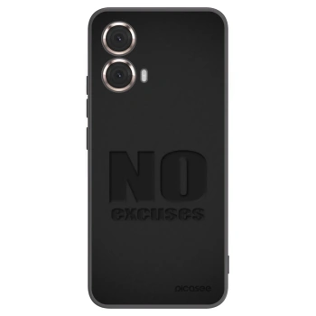 Picasee silikónový čierny obal pre Motorola Moto G85 - No Excuses
