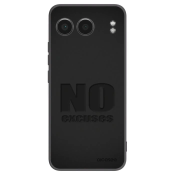 Picasee silikónový čierny obal pre OnePlus Nord 4 - No Excuses