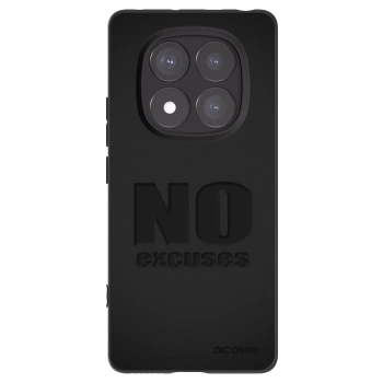 Picasee silikónový čierny obal pre Xiaomi Redmi Note 14 Pro 5G - No Excuses