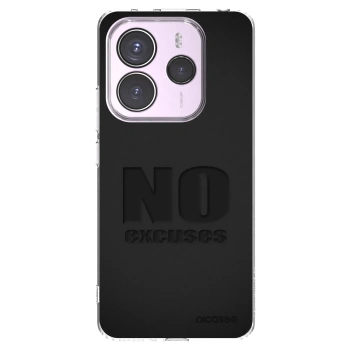 Picasee silikónový prehľadný obal pre Xiaomi Redmi Note 14 5G - No Excuses