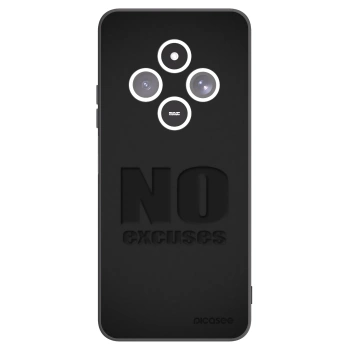 Picasee silikónový čierny obal pre Xiaomi Redmi 14C - No Excuses