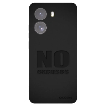 Picasee silikónový čierny obal pre Xiaomi Poco X7 - No Excuses