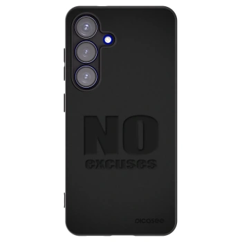 Picasee silikónový čierny obal pre Samsung Galaxy S25 5G - No Excuses